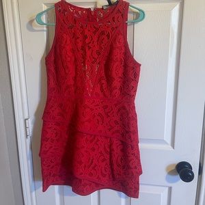BCBG red dress